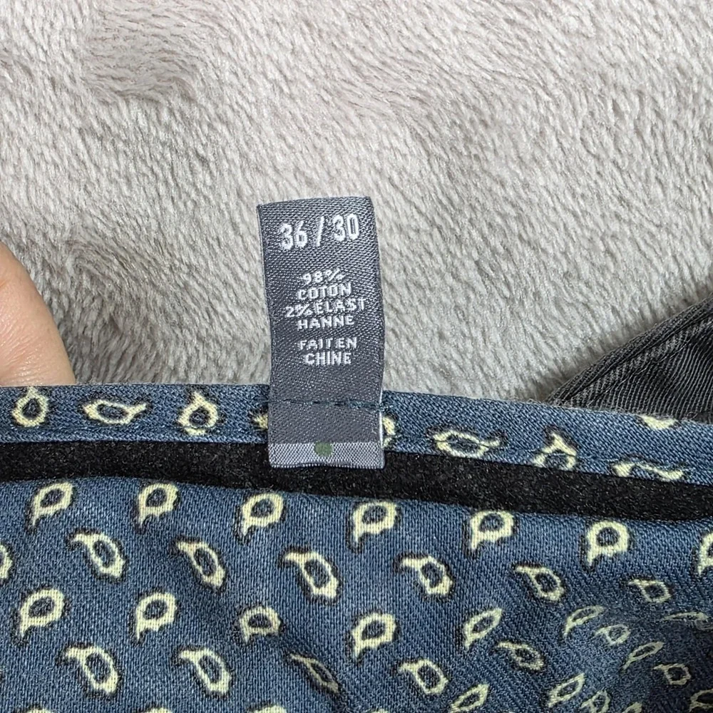 Bonobos Chino Pants Mens 36x30 Gray‎ Stretch Casual Slant Pockets Flat Front - Picture 5 of 10